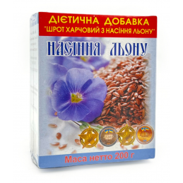 Шрот харчовий лляний, 200г