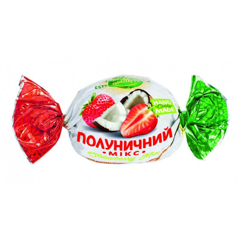 Цукерки "Полуничний мікс"