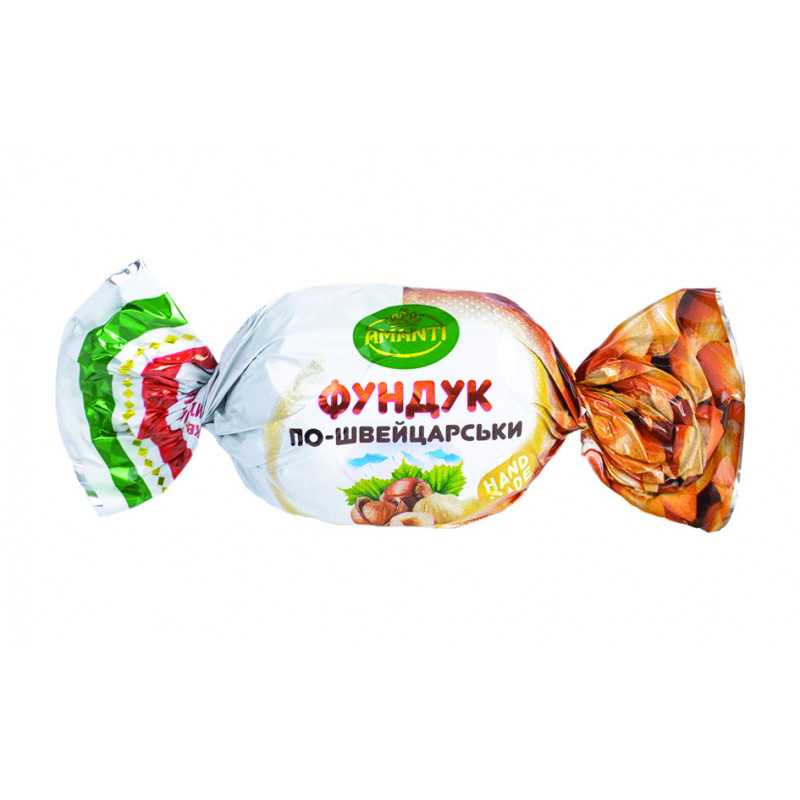 Конфеты "Фундук по швейцарски"