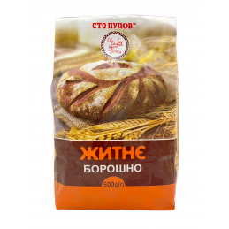 Житнє борошно Сто пудов, 500г