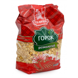 Горох жовтий колотий, 400г